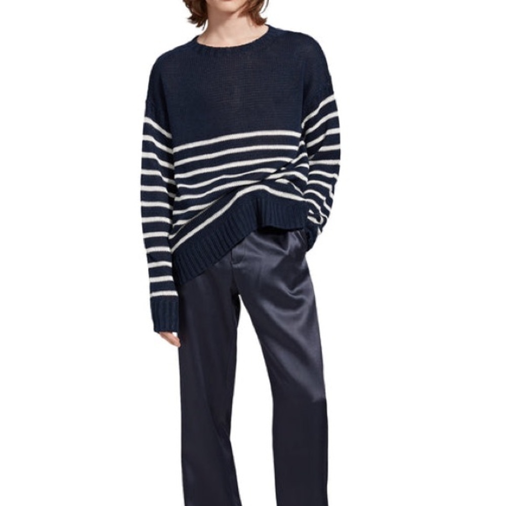 Sies Marjan Kyle Linen Striped Sweater - Picture 2 of 5